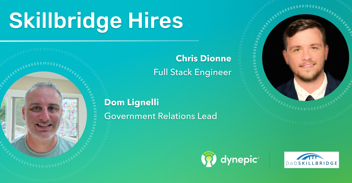 Dynepic Hires Highly Skilled Military Veterans Through SkillBridge Partnership